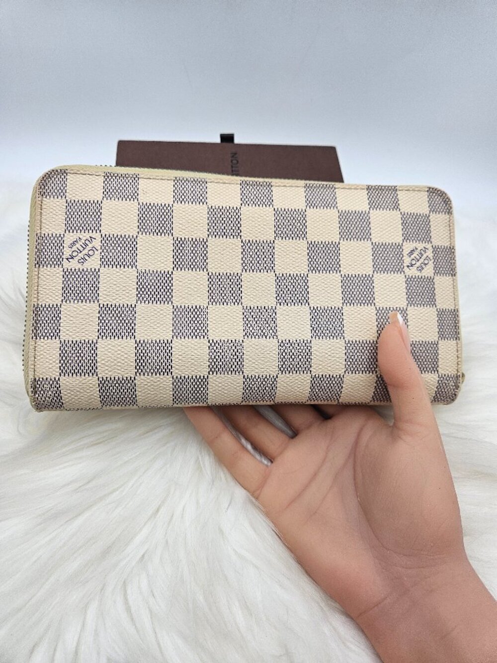 Louis Vuitton Damiere Azure Zippy Organize